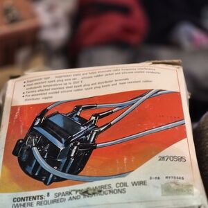 Vintage New In Box Sears Gm High Energy Ignition Systems 8mm Spark Plug Wires